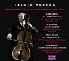 Tibor De Machula, cello. Boccherini, Schumann, Saint-Saëns 1941-52